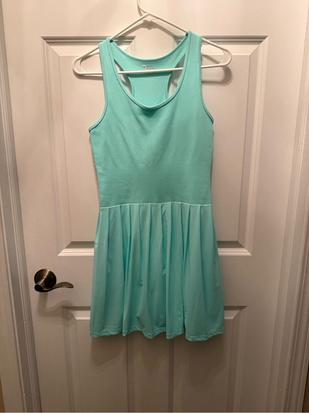 Sleeveless Mint Racerback Skater Dress